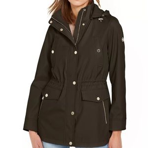 EUC Michael Kors Cinch Waist Anorak Size S in Black